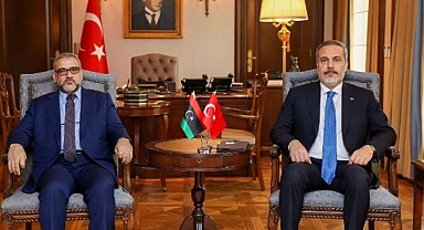 Bakan Fidan, Libya Yüksek Devlet Konseyi Başkanı ile görüştü