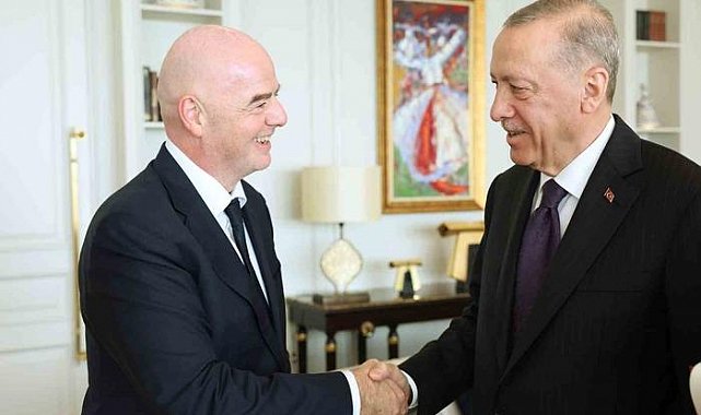 Cumhurbaşkanı Erdoğan, FIFA Başkanı ve UEFA Başkanıyla görüştü