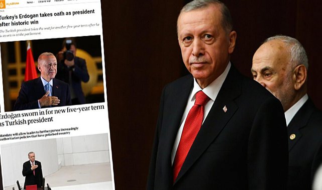 Cumhurbaşkanı Erdoğan'ın yemin töreni dünya basınında...