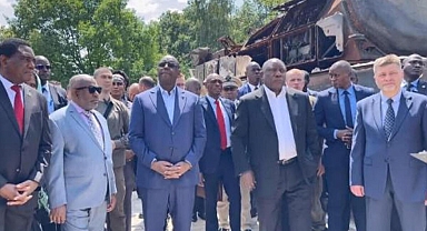 Güney Afrika Devlet Başkanı Ramaphosa, barış girişimi kapsamında Ukrayna’da