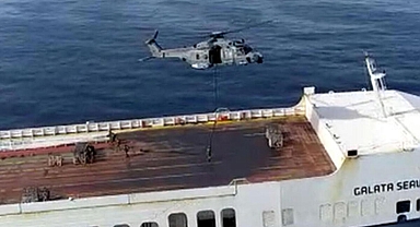 İtalya Savunma Bakanlığı: Türk bayraklı ‘Galata Seaways’ gemisine müdahale edildi, 25 kişi emniyete alındı