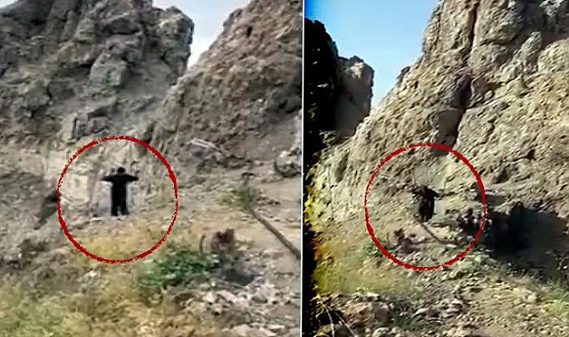 Mehmetçik'in kamerasına anbean yansıdı: Mağaradan çıkan teröristler böyle teslim oldu! Milli Savunma Bakanlığı o görüntüleri paylaştı