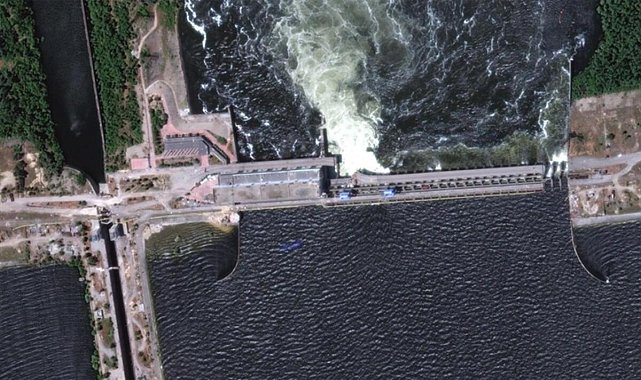 Ukrayna’daki hidroelektrik santraline saldırı: 1 ölü