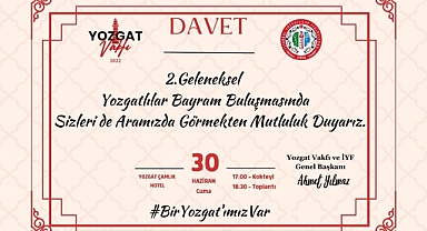 Yozgat vakfı bayramlaşma programı başkanYılmaz çağrıda bulundu