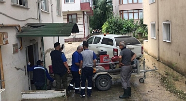 Bartın’da yaşanan sel felaketine İSU’dan yardım eli