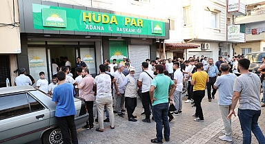 HÜDA PAR Adana İl Başkanlığına saldırı! Bir kişi hayatını kaybetti!