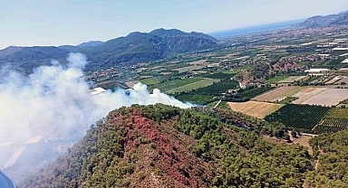 Muğla Ortaca'da orman yangını! Havadan ve karadan müdahale ediliyor