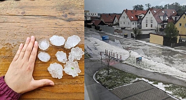 Avrupa şaşkın! yaz ortasında kışı yaşadılar...