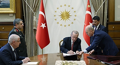 Cumhurbaşkanı Erdoğan, Yüksek Askerî Şûra kararlarını imzaladı