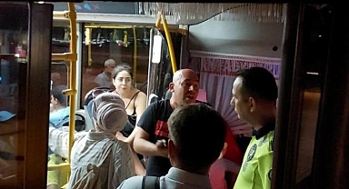 Halk otobüsünde klima tartışması! 'Psikolojim bozuldu' dedi, polis yarım saat ikna etmeye uğraştı