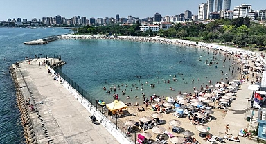 İstanbul'da hava sıcaklığı 39 dereceyi aştı! Eyyam-ı bahur bunalttı, sahiller doldu taştı