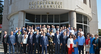Küçükçekmece Kaymakamı Mehmet Tunç, 30 Ağustos Zafer Bayramı'nın 101. Yıl Dönümü'nde Vedalaştı