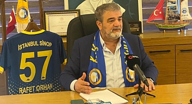 Küçükçekmece Sinopspor Kulüp Başkanı Rafet Orhan Başardık yine Başaracağız