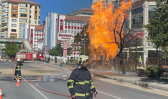 Niğde'de doğal gaz borusu patladı! 1 yaralı... Yangın paniğe yol açtı