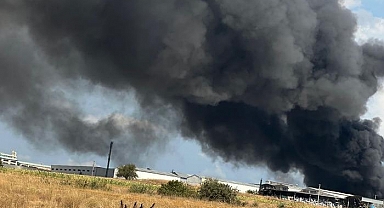 Tekirdağ'da bir fabrika alevlere teslim oldu! Dumanlar kentin her yerinden görüldü... Peş peşe patlamalar