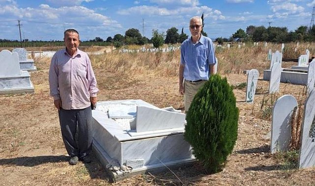Batı Trakya'dan skandal görüntüler: Müslümanların mezar taşlarını kırdılar