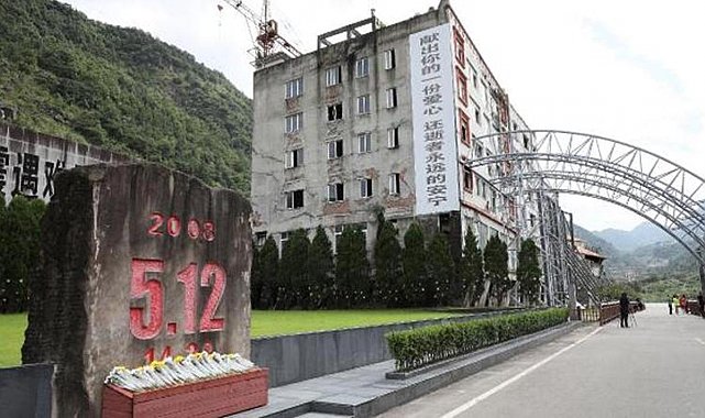 Çin deprem bölgesini açık hava müzesine çevirdi
