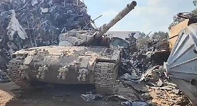 İsrail ordusundan çalınan tank, hurdalıkta bulundu