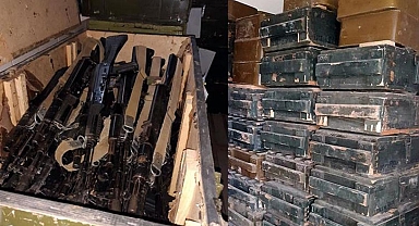 Karabağ’da çok sayıda silah ve mühimmat bulundu