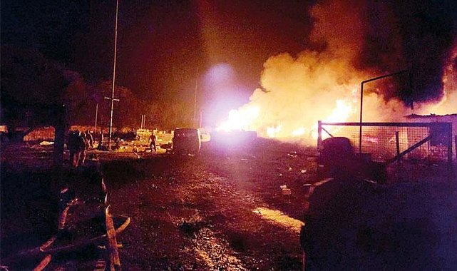 Karabağ’da yakıt deposu patladı... Sivillerin kaçışı sürüyor