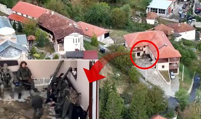 Kosova bir polisi şehit eden Sırp saldırganların görüntülerini paylaştı