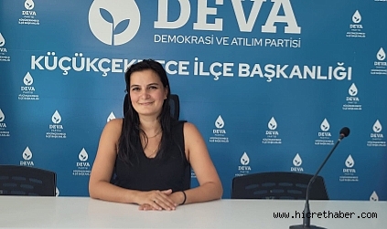 Küçükçekmece DEVA Partisi İlçe Başkanı Av.Eda ATEŞ ADIYEKE 2023 ve 2024 eğitim yılına mesaj yayıladı