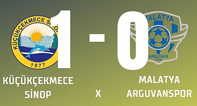 Küçükçekmece SinopSpor 1 Malatya ArguvanSpor 0