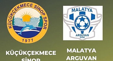 Küçükçekmece Sinopspor - Malatya Arguvanspor karşı karşıya geliyor.