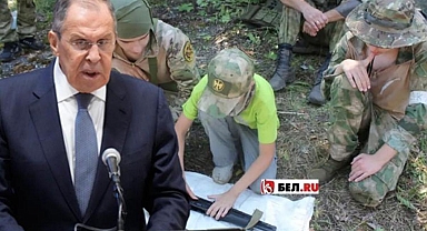 Lavrov'dan ortalığı karıştıran açıklama: ABD ile doğrudan savaştayız! Rus çocuklar savaşa hazırlanıyor...