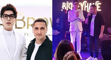 Sahnelerin sevilen dev sesi Yılmaz Morgül, ünlü solist Çaba'yı sahnesine davet etti.