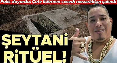 Şeytani ritüel: Çete liderinin cesedi mezarlıktan çalındı