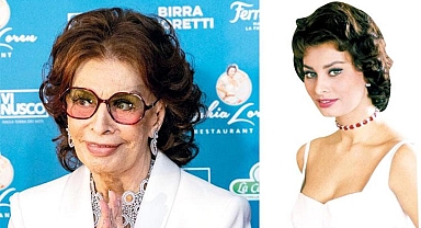 Sophia Loren kaza geçirdi