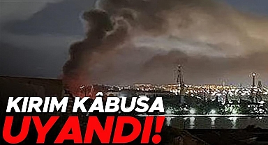 Tarihi zirve öncesi Rusya'ya soğuk duş! Ukrayna Kırım'ı vurdu... İşte ilk görüntüler
