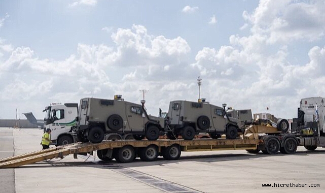 Amerikan Zırhlı Araçları İşgalci İsrail'e Teslim Edildi