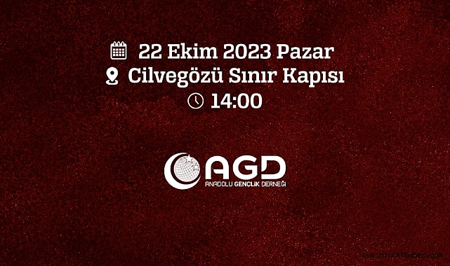 ANADOLU GENÇLİK DERNEĞİ BİNLERCE ARAÇLIK KONVOY İLE HATAY'DA SINIRA DAYANIYOR
