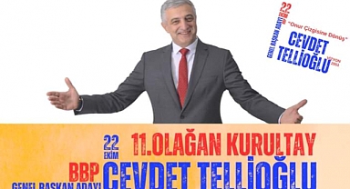 BBP Genel Başkanlığına Cevdet Tellioğlu Aday