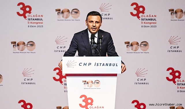 CHP'nin yeni İstanbul İl Başkanı Özgür Çelik oldu!