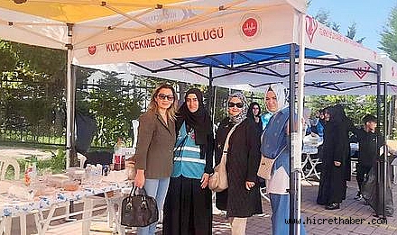 Küçükçekmece'de Filistin için kermes düzenlendi