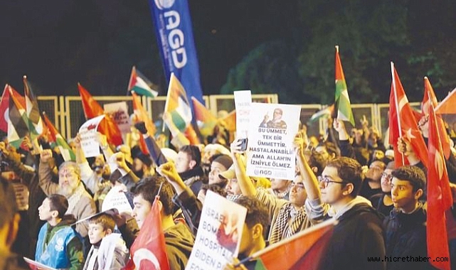 Millî Görüş Aksa Tufanı operasyonu boyunca meydanları boş bırakmadı.