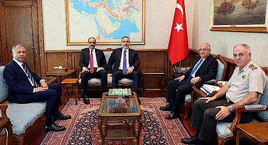 Milli Savunma Bakanlığı'nda 'güvenlik' toplantısı gerçekleştirildi.