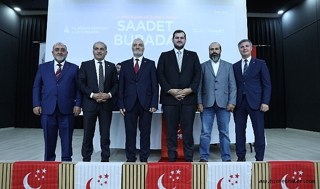 Saadet Partisi Esenyurt İlçe Başkanı Kemal Aygün seçildi.