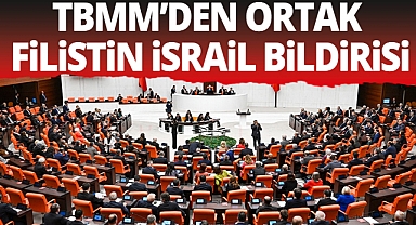 TBMM'den Filistin-İsrail çatışmaları hakkında ortak bildiri
