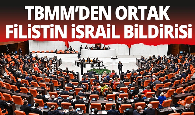 TBMM'den Filistin-İsrail çatışmaları hakkında ortak bildiri