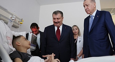Cumhurbaşkanı Erdoğan'dan Gazze’den getirilen hastalara ziyaret