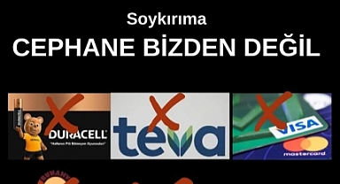 Gazze’de yaşanan soykırıma karşı CEPHANE BİZDEN DEĞİL