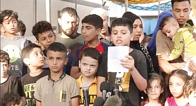 Gazzeli çocuklar feryat etti: Biz de yaşamak istiyoruz