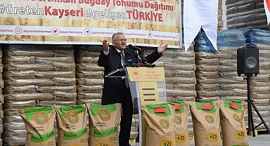 Kayseri Büyükşehir'den tarıma büyük destek