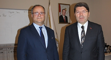 Küresel Çözüm Platformu Başkanı Hakan Berktaş Adalet Bakanı Yılmaz Tunç ile görüştü