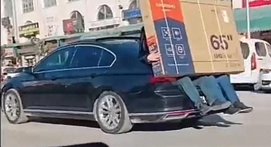 Yer: Şanlıurfa! İlginç görüntüler sosyal medyanın gündemine oturdu
