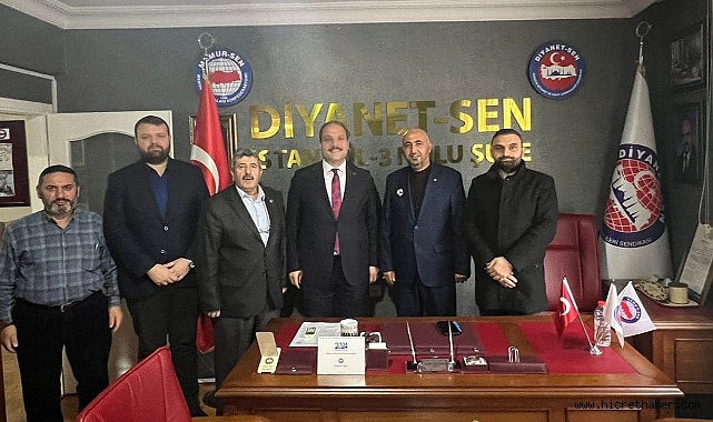 AK Parti Küçükçekmece Belediye Başkan Aday Adayı Metin Kaptanoğlu Diyanet-Sen İstanbul 3 Numaralı Şubesi Ziyaret Etti